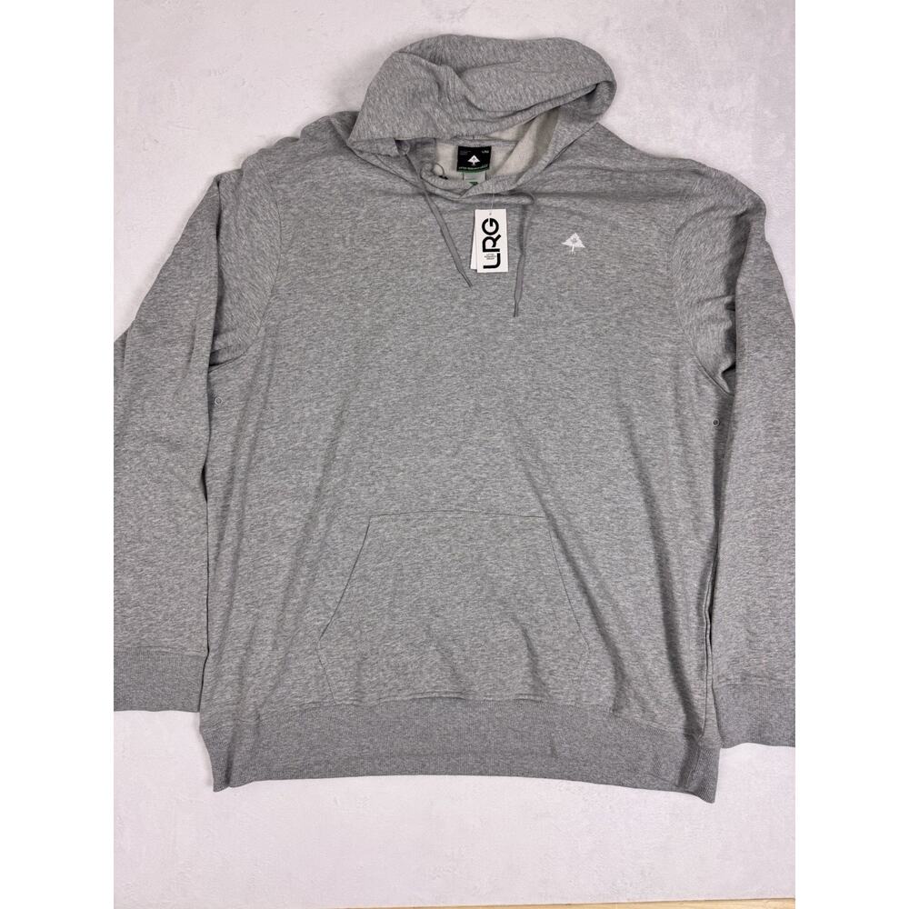 LRG Pullover Hoodie Mens 4X Heather Gray NWT Streetwear Hip Hop Logo Sweatshirt